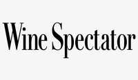 "Logo of Wine Spectator in a sophisticated font, showcasing the publication's focus on wine and wine culture."