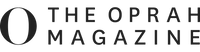 Logo of The Oprah Magazine featuring the name in bold black letters, with a distinctive circular design in the 'O'.