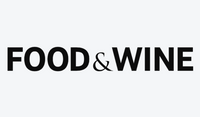 Text shows "FOOD & WINE" in bold, uppercase letters on a light background.