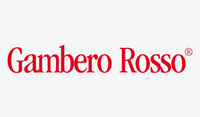 Gambero Rosso logo in bold red text on a light background, featuring a registered trademark symbol.